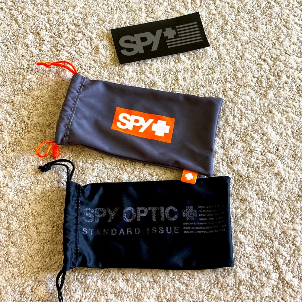 SPY sunglass cases accessories sticker